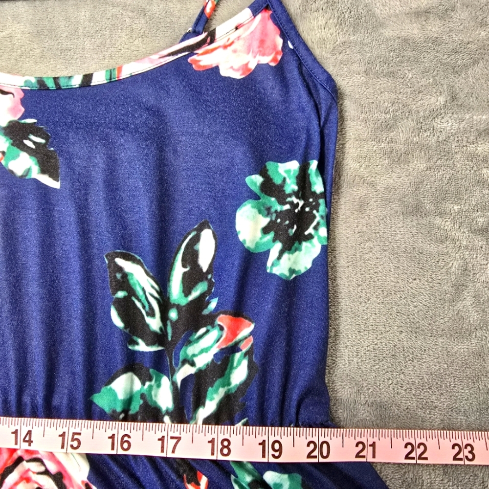 2/$30 Y2k Floral Maxi Sundress Womens S Resort Beach‎ Babydoll Summer - Picture 8 of 11